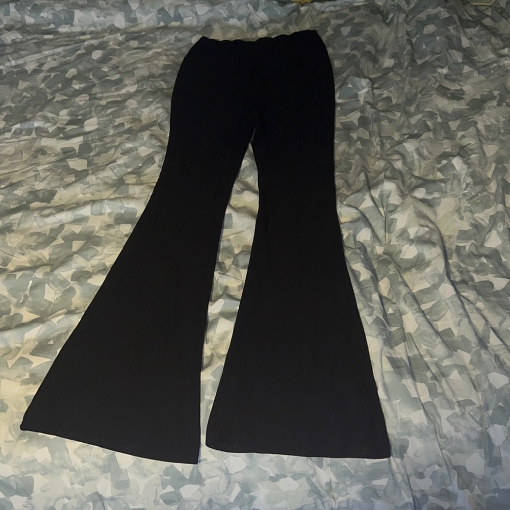 Black Flare leg pants